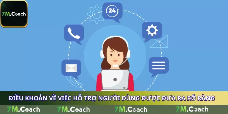 Điều khoản về việc hỗ trợ người dùng được đưa ra rõ ràng Điều khoản về việc hỗ trợ người dùng được đưa ra rõ ràng